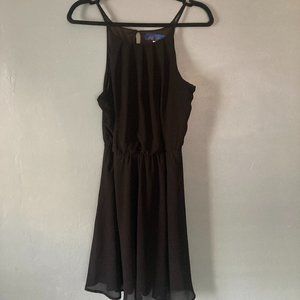 Blue Rain black spaghetti strap cocktail dress size large